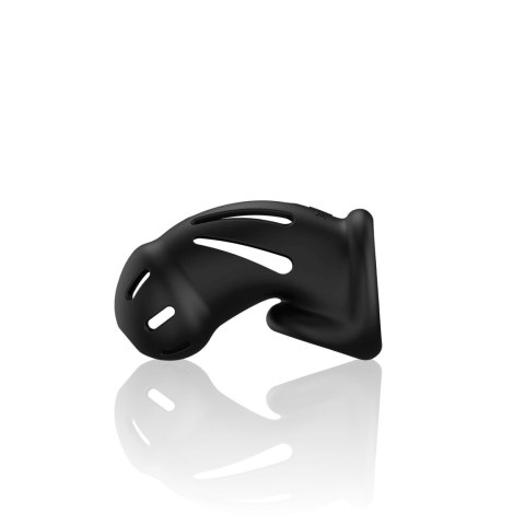 Silikonowa klatka - Model 27 - Ultra Soft Silicone Chastity Cage - Black ManCage