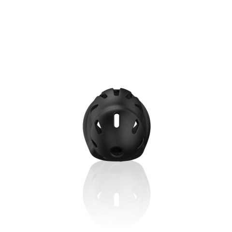 Silikonowa klatka - Model 27 - Ultra Soft Silicone Chastity Cage - Black ManCage