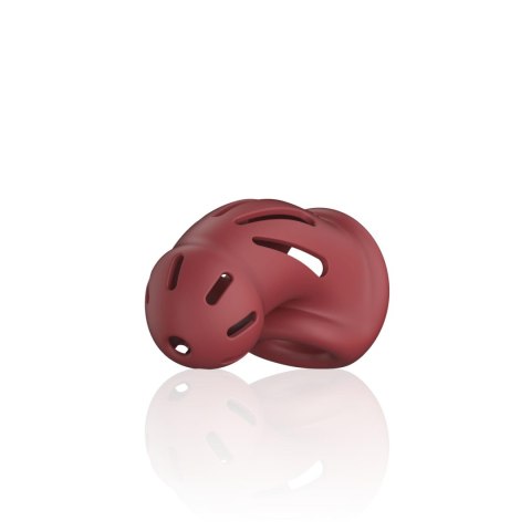 Silikonowa klatka - Model 28 - Ultra Soft Silicone Chastity Cage - Red ManCage