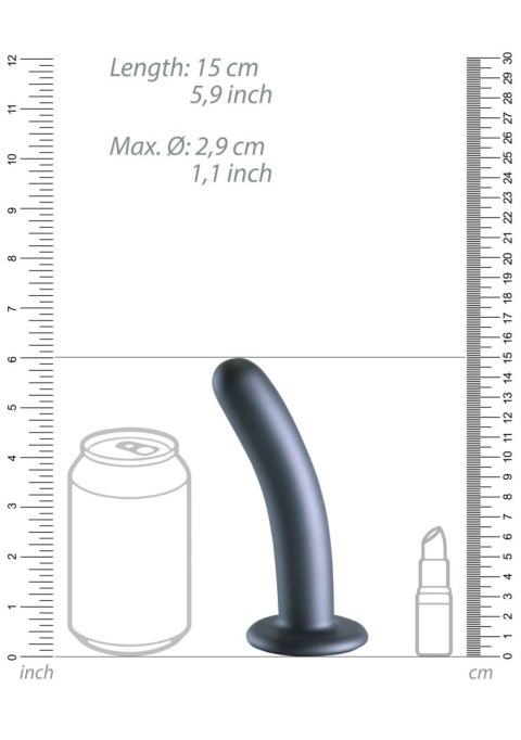 Dildo 14,5 cm - Smooth Silicone G-Spot Dildo - 6'' / 14,5 cm Ouch!