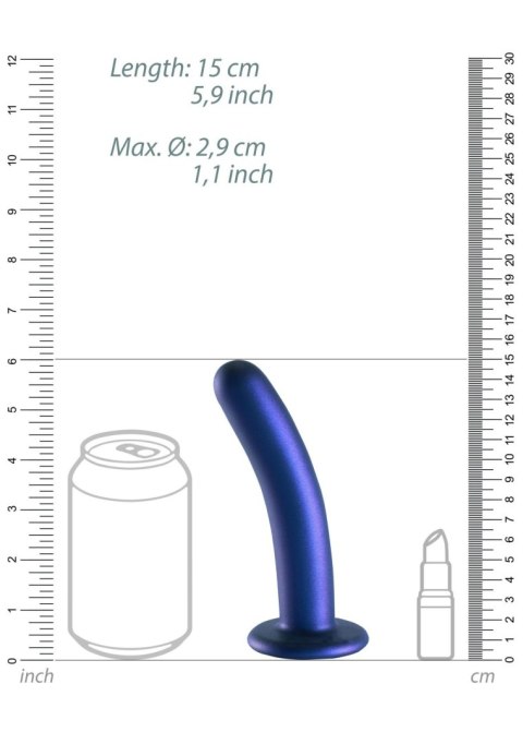 Dildo 14,5 cm - Smooth Silicone G-Spot Dildo - 6'' / 14,5 cm Ouch!