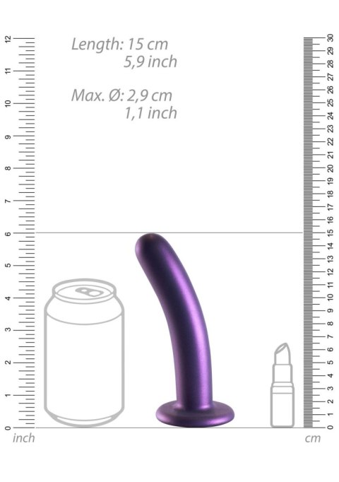 Dildo 14,5 cm - Smooth Silicone G-Spot Dildo - 6'' / 14,5 cm Ouch!