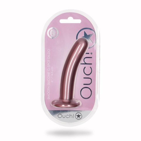 Dildo 14,5 cm - Smooth Silicone G-Spot Dildo - 6'' / 14,5 cm Ouch!