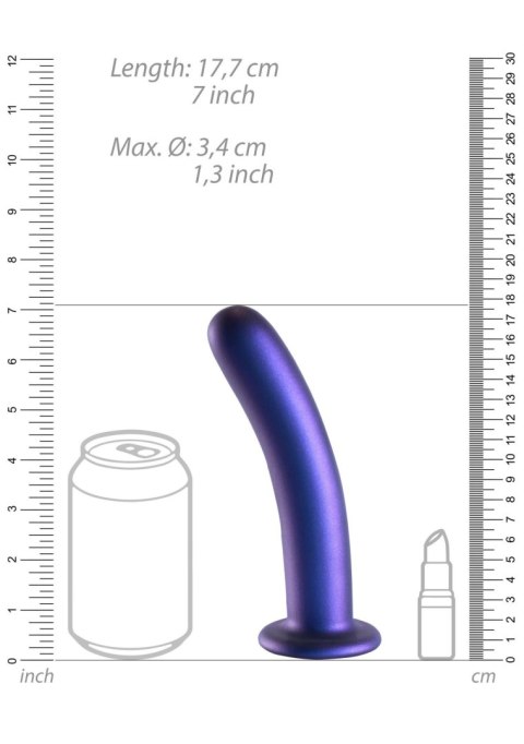 Dildo 17 cm - Smooth Silicone G-Spot Dildo - 7'' / 17 cm Ouch!