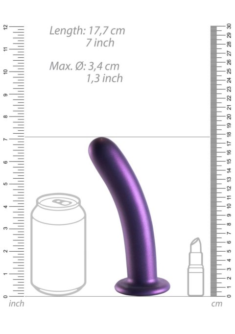 Dildo 17 cm - Smooth Silicone G-Spot Dildo - 7'' / 17 cm Ouch!