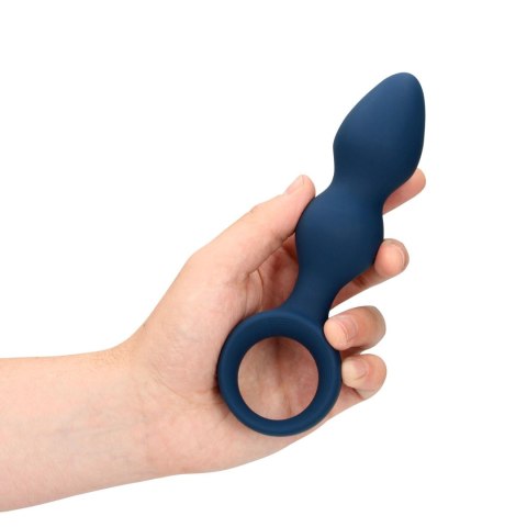 Zatyczka Analna L - Teardrop Shaped Anal Plug - Large - Baltic Blue Loveline