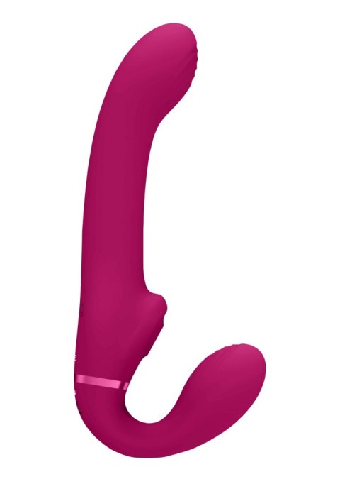 Strap-on - Ai - Dual Vibrating & Air Wave Tickler Strapless Strapon Vive