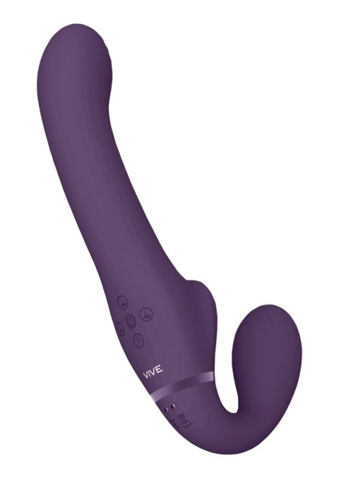 Strap-on - Ai - Dual Vibrating & Air Wave Tickler Strapless Strapon Vive