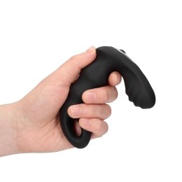 Beaded Vibrating Prostate Massager with Remote Control - Black Ouch!