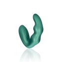 Bent Vibrating Prostate Massager with Remote Control - Metallic Green Ouch!