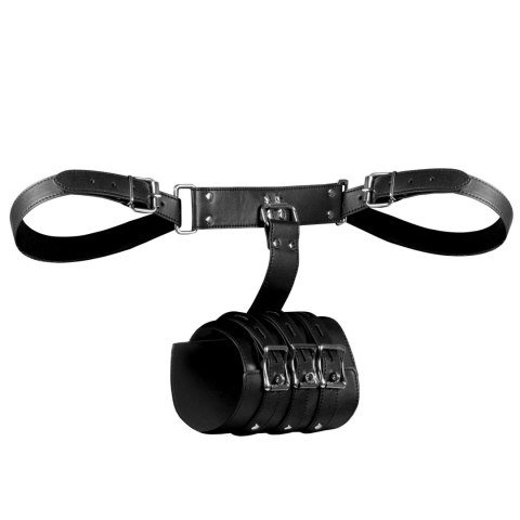 Uprząż krępująca ręce - Complete Arm Restraints - Black Ouch!