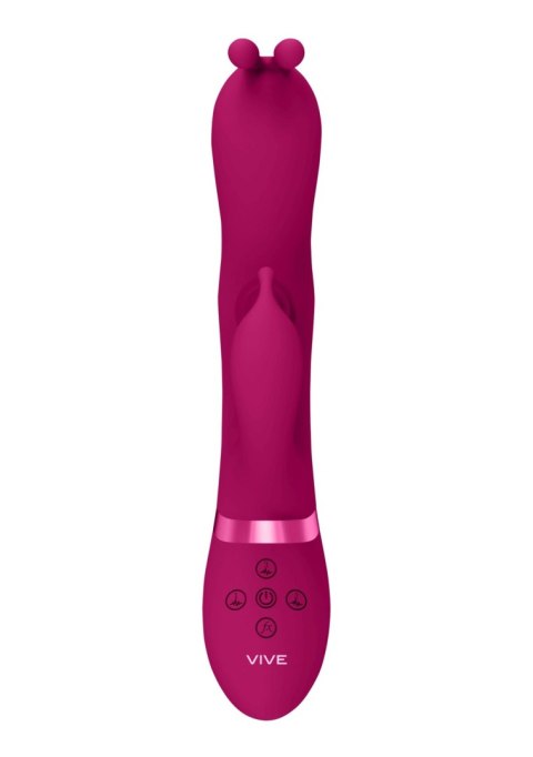 Wibrator Królik - Gada - Vibrating Bunny Ear G-Spot Rabbit with Pulse Wave Shaft Vive