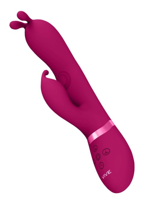 Wibrator Królik - Gada - Vibrating Bunny Ear G-Spot Rabbit with Pulse Wave Shaft Vive