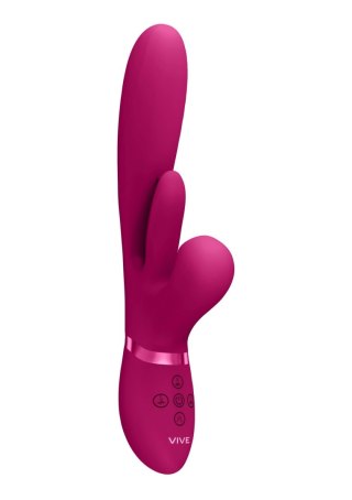 Wibrator - Kura - Thrusting G-Spot Vibrator with Flapping Tongue and Pulse Wave Stimulator Vive