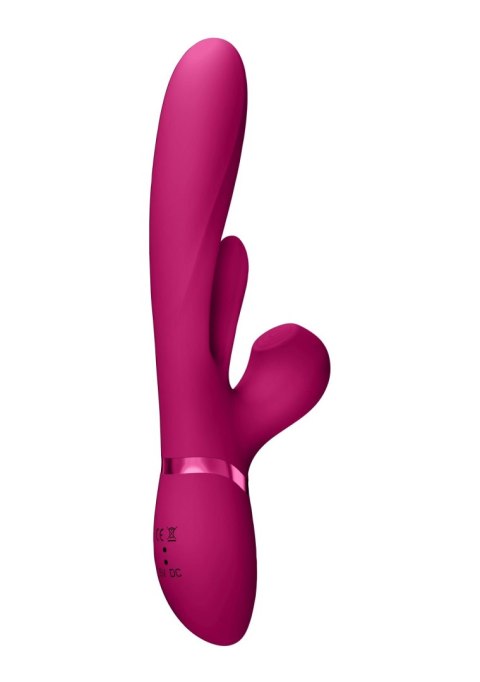 Wibrator - Kura - Thrusting G-Spot Vibrator with Flapping Tongue and Pulse Wave Stimulator Vive