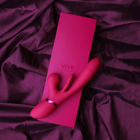 Wibrator - Kura - Thrusting G-Spot Vibrator with Flapping Tongue and Pulse Wave Stimulator Vive