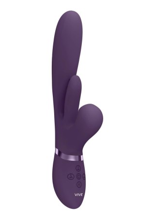 Wibrator - Kura - Thrusting G-Spot Vibrator with Flapping Tongue and Pulse Wave Stimulator Vive