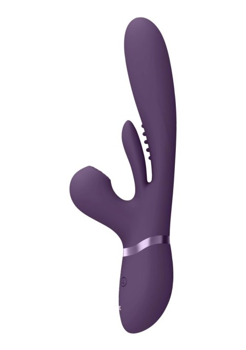 Wibrator - Kura - Thrusting G-Spot Vibrator with Flapping Tongue and Pulse Wave Stimulator Vive