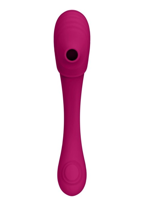 Stymulator punktu G i łechtaczki - Mirai - Double Ended Pulse Wave & Air Wave Bendable Vibrator Vive