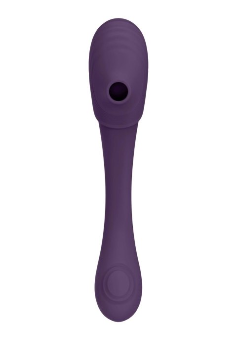 Stymulator punktu g i łechtaczki - Mirai - Double Ended Pulse Wave & Air Wave Bendable Vibrator Vive