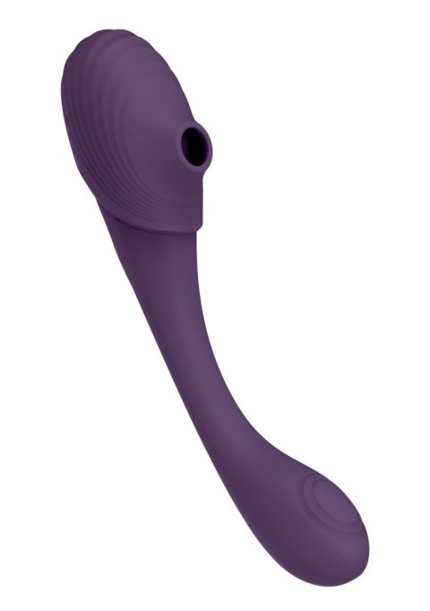 Stymulator punktu g i łechtaczki - Mirai - Double Ended Pulse Wave & Air Wave Bendable Vibrator Vive