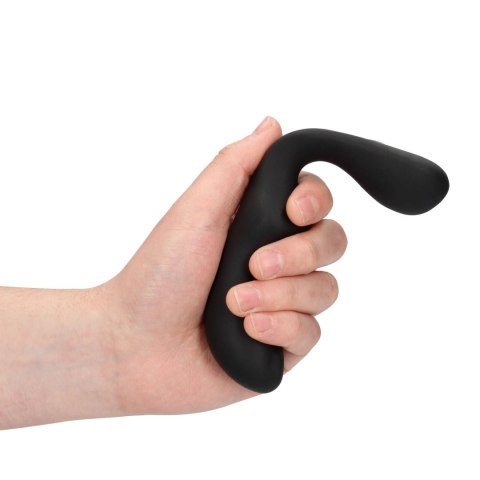 Pointed Vibrating Prostate Massager with Remote Control - Black Ouch!