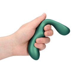 Pointed Vibrating Prostate Massager with Remote Control - Metallic Green Ouch!