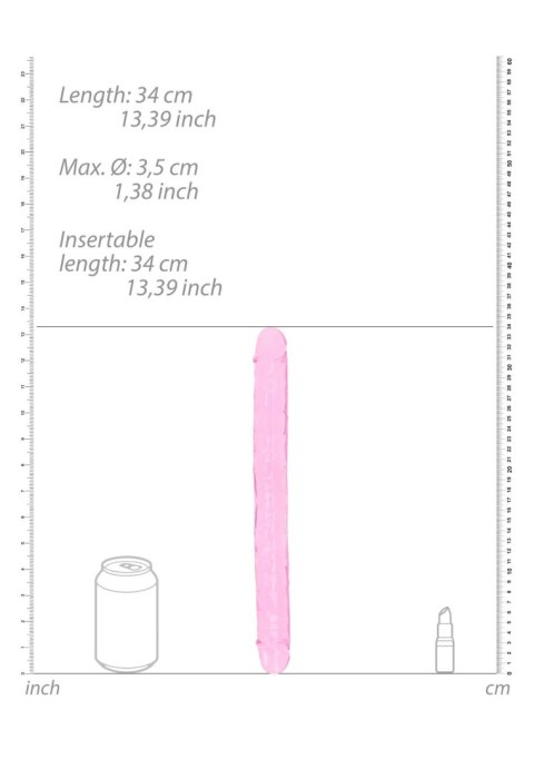 Podwójne dildo - Realistic Double Dong - 13'' / 34 cm RealRock