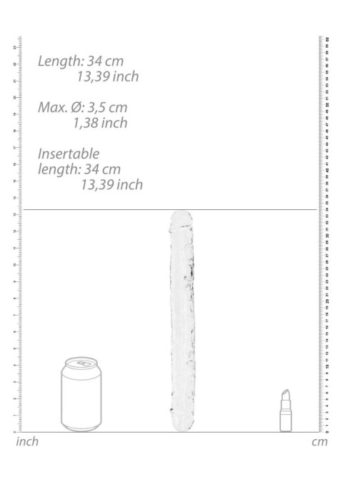 Podwójne dildo - Realistic Double Dong - 13'' / 34 cm RealRock