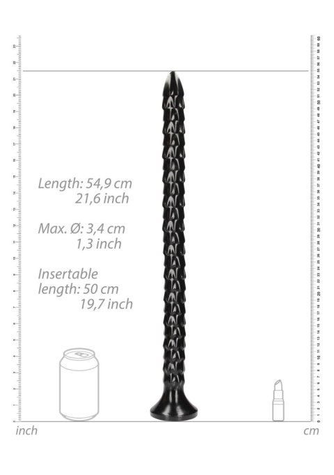 Dildo analne, Wąż 50 cm - Scaled Anal Snake - 20''/ 50 cm Ouch!