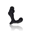 Stacked Vibrating Prostate Massager with Remote Control - Black Ouch!