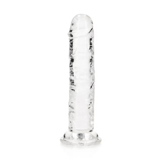 Przezroczyste dildo - Straight Realistic Dildo with Suction Cup - 6'' / 14,5 RealRock