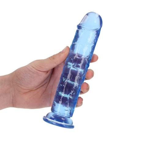 Przezroczyste dildo - Straight Realistic Dildo with Suction Cup - 7'' / 18 RealRock