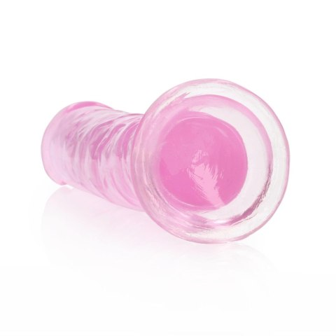 Przezroczyste dildo - Straight Realistic Dildo with Suction Cup - 7'' / 18 RealRock