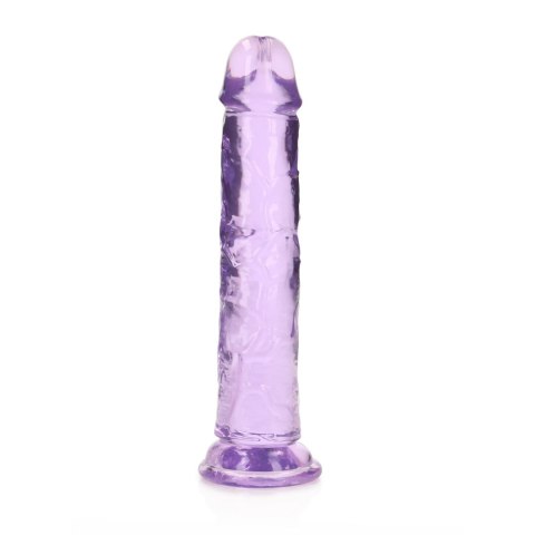 Przezroczyste dildo - Straight Realistic Dildo with Suction Cup - 7'' / 18 RealRock