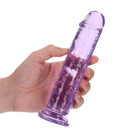 Przezroczyste dildo - Straight Realistic Dildo with Suction Cup - 7'' / 18 RealRock