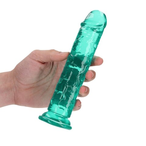 Przezroczyste dildo - Straight Realistic Dildo with Suction Cup - 7'' / 18 RealRock