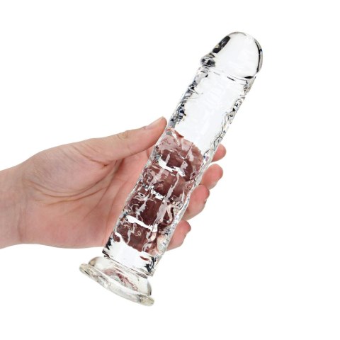 Przezroczyste dildo - Straight Realistic Dildo with Suction Cup - 8'' / 20 RealRock