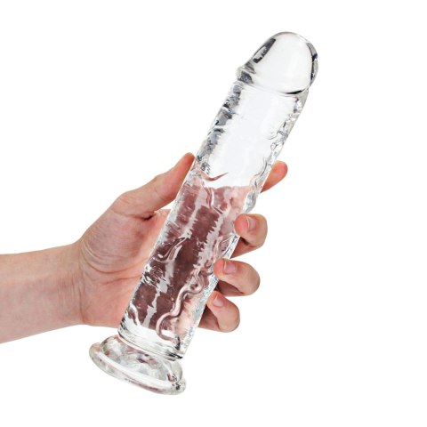 Przezroczyste dildo - Straight Realistic Dildo with Suction Cup - 9'' / 23 RealRock