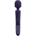 Masażer - Kiku - Rechargeable Double Ended Wand with Innovative G-Spot Flapping Stimulator - Purple Vive