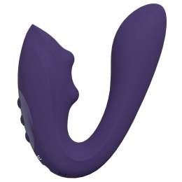 Wibrator - Yuki - Rechargeable Dual Motor - G-Spot Vibrator with Massaging Beads - Purple Vive