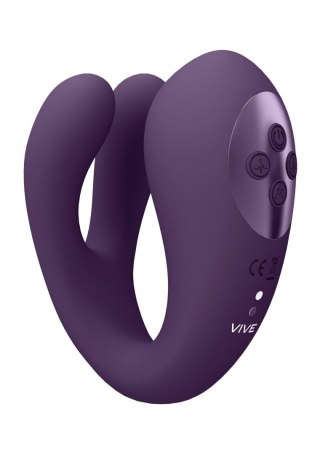 WIbrator - Yoko - Triple Action Vibrator Dual Prongs with Clitoral Pulse Wave Vive