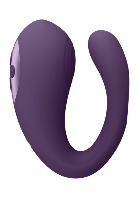 WIbrator - Yoko - Triple Action Vibrator Dual Prongs with Clitoral Pulse Wave Vive