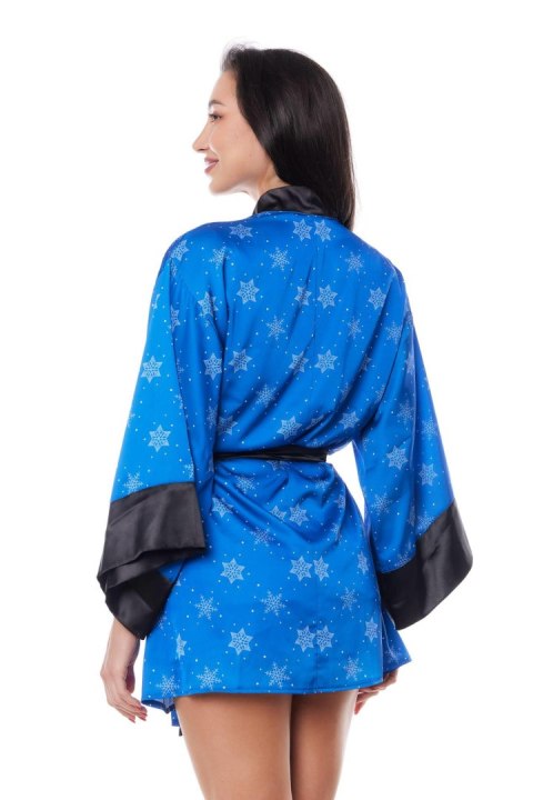 Szlafrok - ASTER ROBE BLUE L/XL Anais