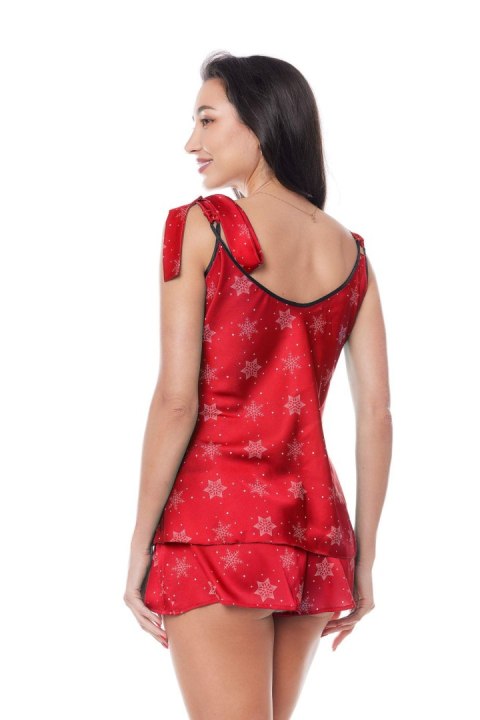 Koszulka nocna ze spodenkami - ASTER SET RED XXL/XXXL Anais