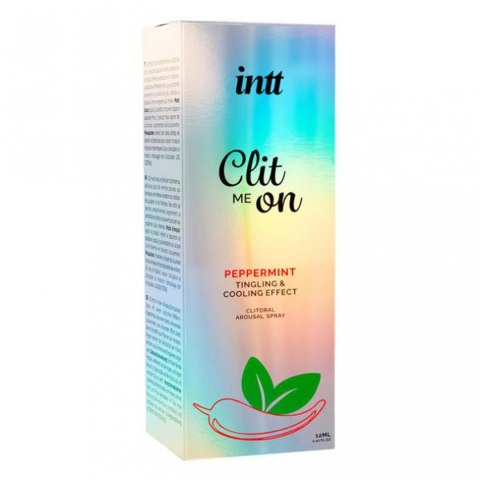 Żel stymulujący łechtaczkę - CLIT ME ON PEPPERMIN, AROUSAL SPRAY FOR THE CLITORIS - 12 ml Intt