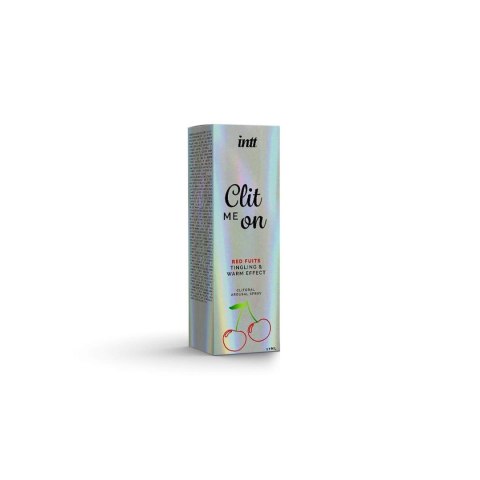 Spay stymulujący łechtaczkę - CLIT ME ON RED FRUITS, AROUSAL SPRAY FOR THE CLITORIS - 12 ml Intt