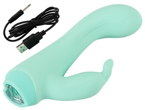 MIni Wibrator Królik - Cuties Mini Vibrator Green 4 Cuties