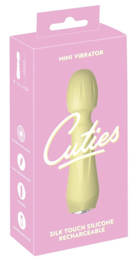 Mini Wibrator - Cuties Mini Vibrator Yellow 4 Cuties