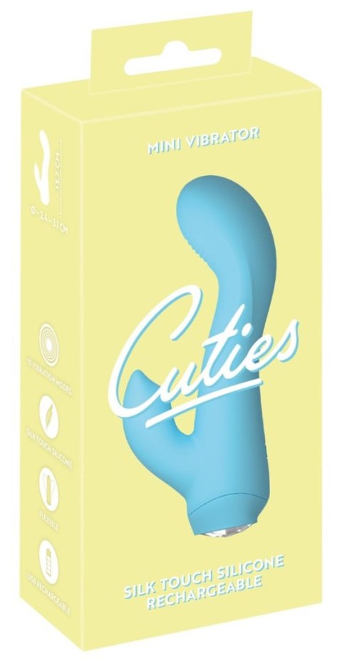 Mini Wibrator Królik - Cuties Mini Vibrator blue 4 Cuties